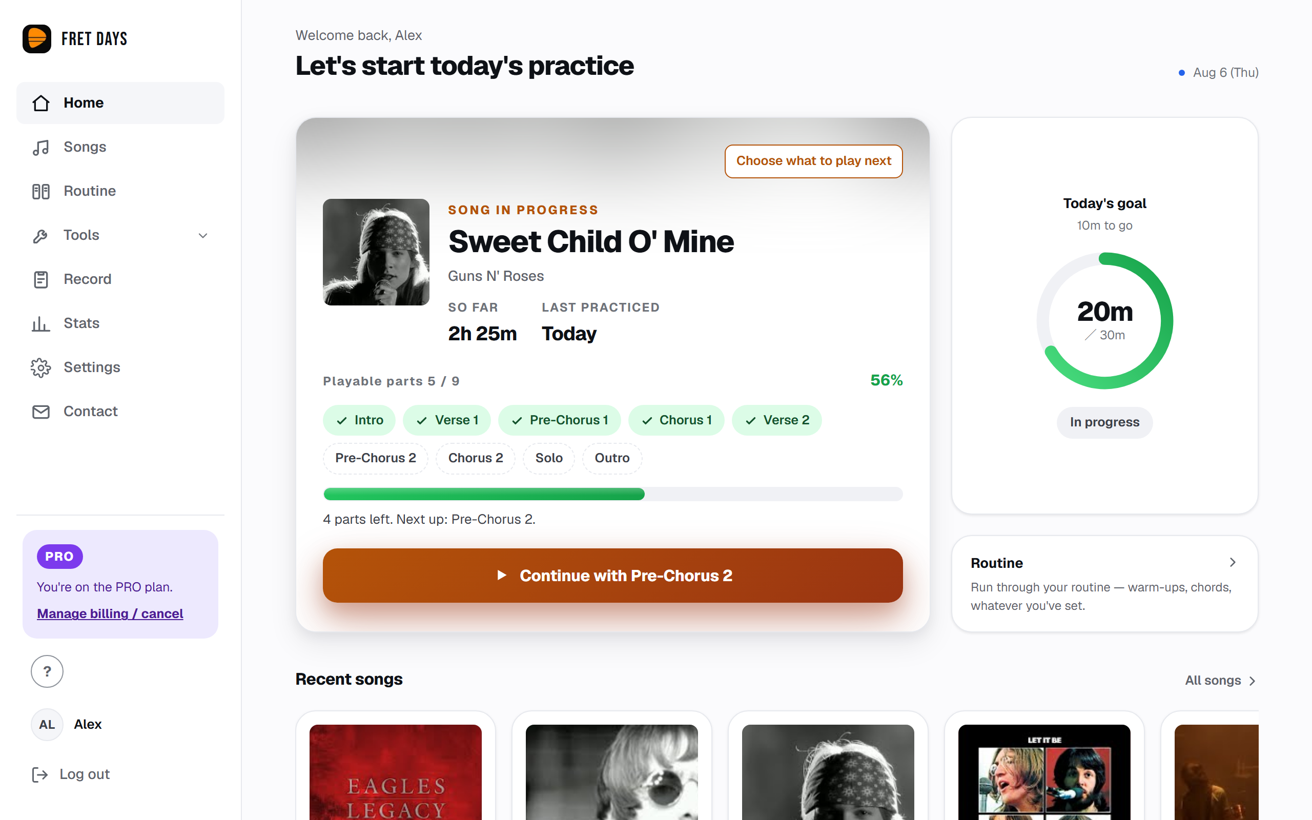 Fret Days screenshot 1