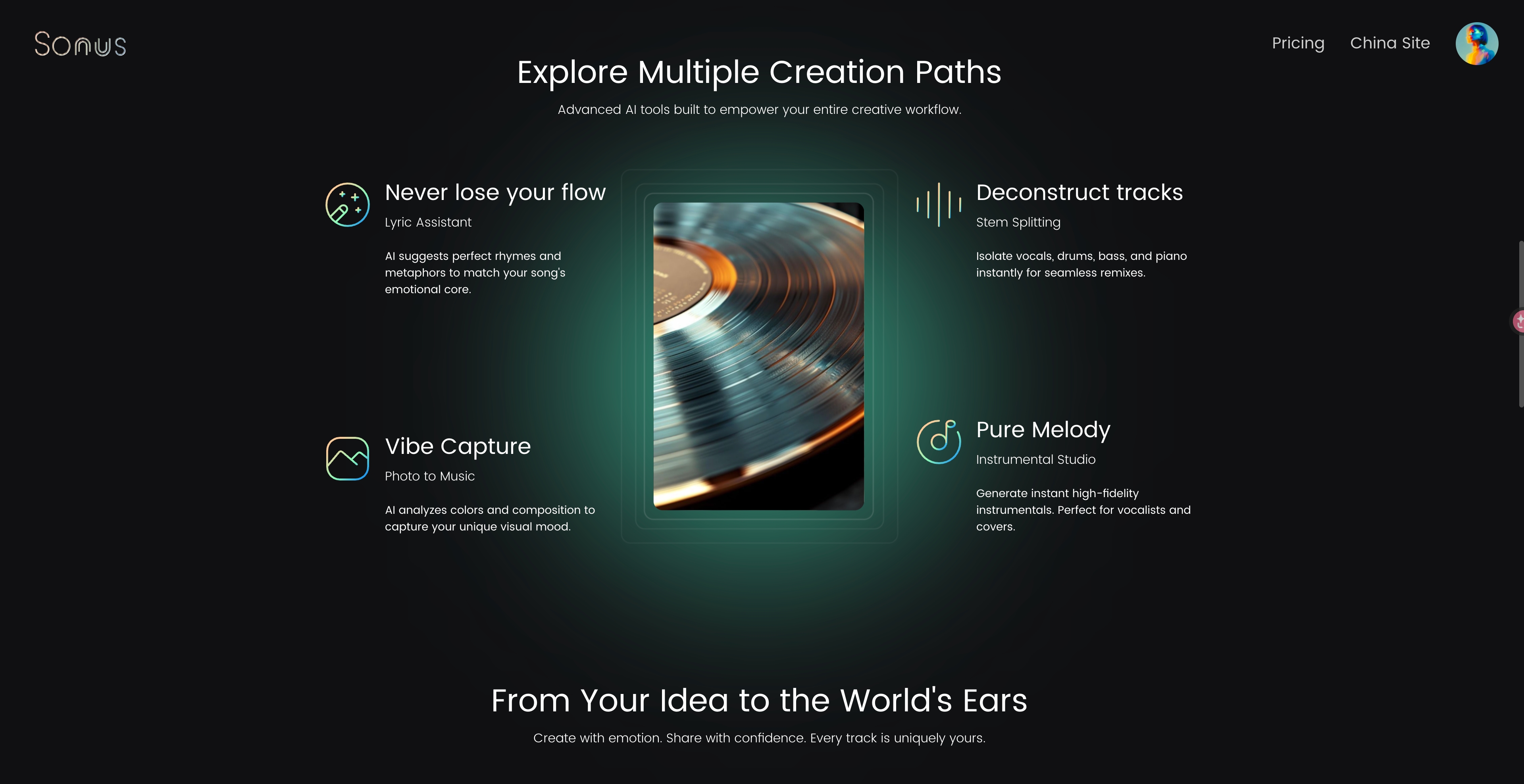 Sonus AI Music screenshot 1