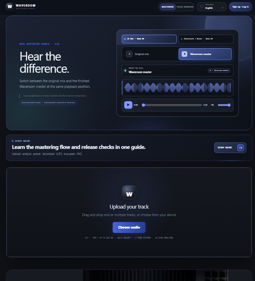 Waveroom Mastering screenshot 2
