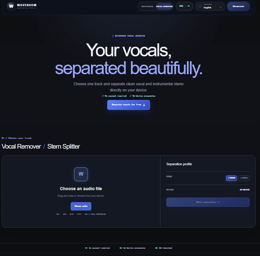 Waveroom Mastering screenshot 3